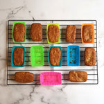 Silicone Mini Loaf Moulds - 12pc
