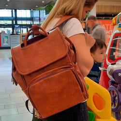 Baby Backpack Leather