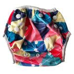 Colourful swimming diaper