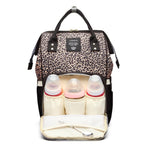 Nappy Bags - Leopard Print Baby Bags + Stroller hooks