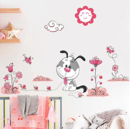 Removable Wall Sticker Puppy