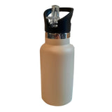 Water bottle with straw - Ivory